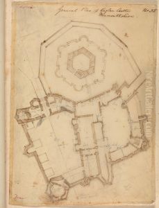 Ground Plan by Augustus Pugin