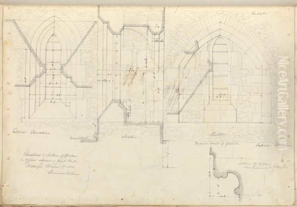 Elevations and Sections of Windows - view 1