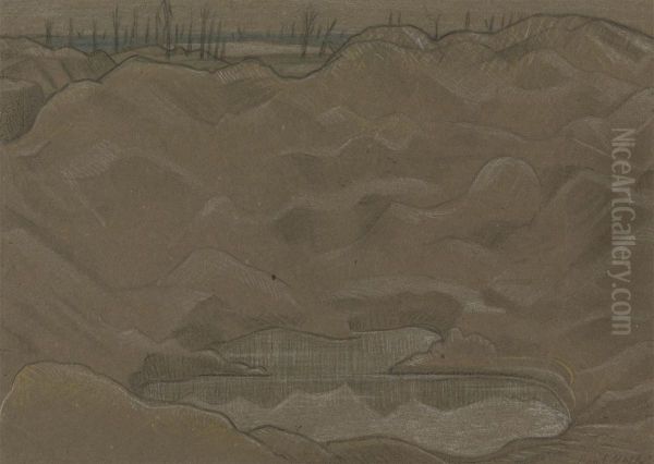 A Shell Crater - view 1