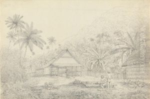 View in the Island of Cracatoa by John Webber