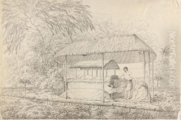 Waheiadooa, Chief of Oheitepha, Lying in State - view 1