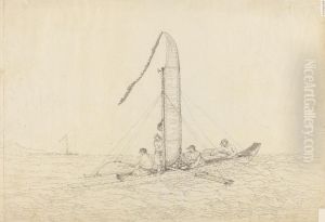 A Sailing Canoe of Otaheite by John Webber
