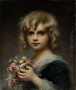 Girl With Flowers Girl With Flowers