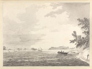 View of a Military Encampment with Chunargarh in the Distance