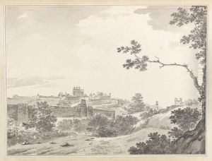 A View of Fatehpur Sikri [Fatepur Sikri] by William Hodges