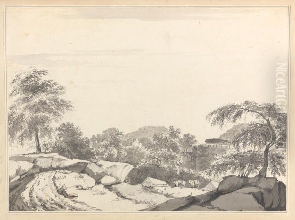 A View of Part of the Fort at Lutteefpoor - view 1