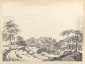 A View of Part of the Fort at Lutteefpoor by William Hodges