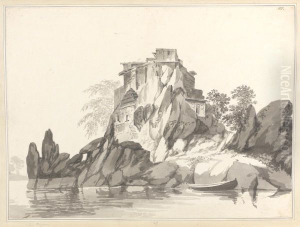 View of the Island of Jangerah in the Ganges opposite Sultanganj - view 1