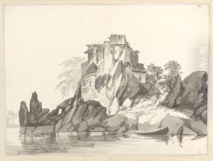 View of the Island of Jangerah in the Ganges opposite Sultanganj View of the Island of Jangerah in the Ganges opposite Sultanganj