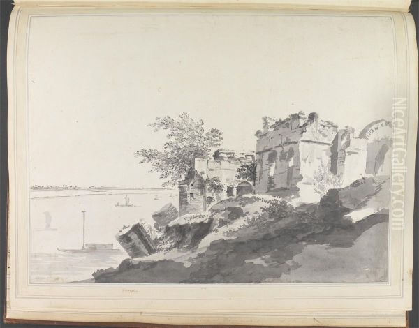 Ruins of Prince Shuja's Palace at Rajmahal - view 1