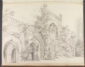 A View of a Mosque, at Rajemahel by William Hodges