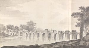 A View of the bridge at Jionpoor over the River Goomty