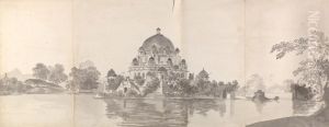 View of the Tomb of the Emperor Shere Shah at Sasseram (Sasaram) in Bahar