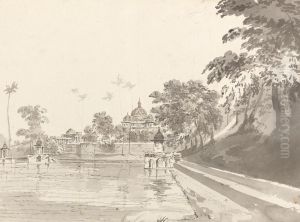 A View of a Mosque, at Mounheer