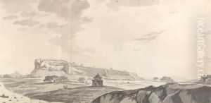 A View of the South Side of the Fort of Gwalior by William Hodges
