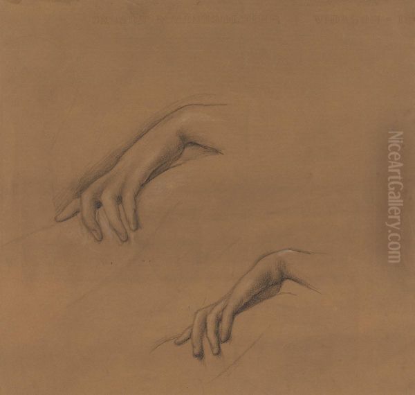 Studies for a Hand in The Godhead Fires - view 1