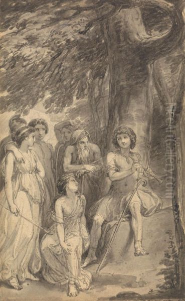 One of Six Illustrations to Fenelon's "The Adventures of Telemachus son of Ulysses" - view 1