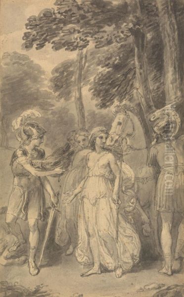 One of Six Illustrations to Fenelon's "The Adventures of Telemachus son of Ulysses" - view 1