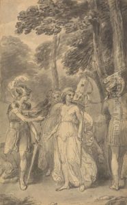 One of Six Illustrations to Fenelon's "The Adventures of Telemachus son of Ulysses" by Thomas Stothard