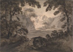 View Through the Trees by William Gilpin