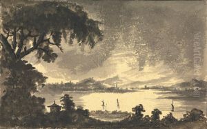 River Forth with the Town and Castle of Stirling in the Distance by William Gilpin