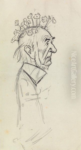 Caricature Portrait of Gladstone - view 1
