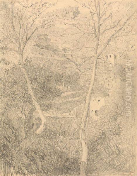 Town on a Hillside - view 1