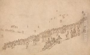 Study for Dinner in Mote Park, Maidstone after the Royal Review of the Kentish Volunteers on 1st August 1799