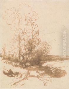 In Country Lane by Thomas Creswick