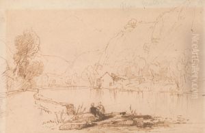Fisherman by a River