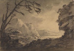 A Rocky Landscape by William Gilpin