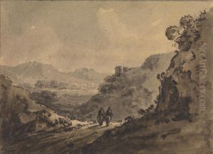Landscape with Two Horsemen on a Road Landscape with Two Horsemen on a Road