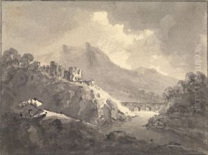Landscape with a Castle and a Bridge Landscape with a Castle and a Bridge