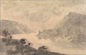 Mountainous Landscape with a River