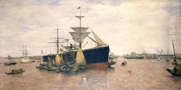 Haiphong, Tonkin, 1886 - view 1