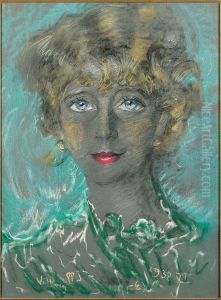 Feminine Portrait by Stanislaw Ignacy Witkiewicz (Witkacy)