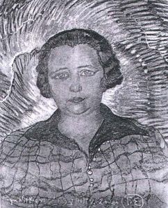 Portret Marii Banasiuk-Burnat Z Zakopanego by Stanislaw Ignacy Witkiewicz (Witkacy)
