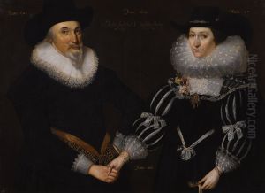 Portrait of Sir Norton Knatchbull Bt. (1569-1636), and his wife Mary Westrow, nee Aldersey (d. 1674) Portrait of Sir Norton Knatchbull Bt. (1569-1636), and his wife Mary Westrow, nee Aldersey (d. 1674)