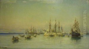 Retour des cendres de l'amiral Courbet aux Salins d'Hyeres en 1885 sur le Bayard Retour des cendres de l'amiral Courbet aux Salins d'Hyeres en 1885 sur le Bayard
