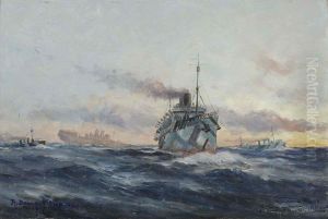 Au large des cotes de Tunisie en 1917 Au large des cotes de Tunisie en 1917