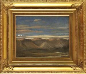 Etude De Ciel En Montagne by Nicolas Louis Cabat