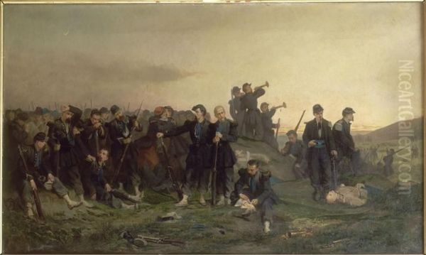 Le Soir apres le combat - view 1