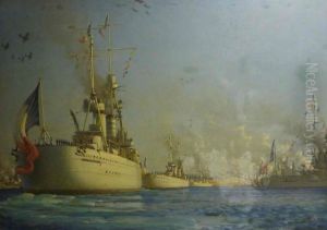 Revue navale a Alger en 1930