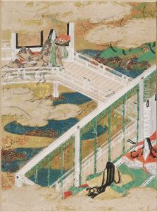 The Maidens (Otome), Illustration to Chapter 21 of the Tale of Genji (Genji monogatari) by Tosa Mitsunobu