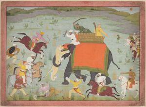 Raja Balwant Singh's Hunt by Nainsukh