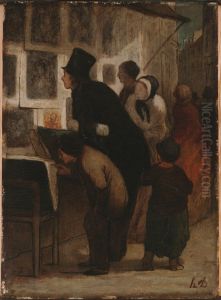 The Print Amateur by Honore Daumier