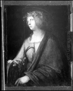 Saint Catherine of Alexandria by Gerolamo Romanino