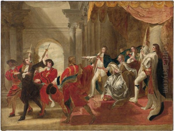 Monmouth before James II - view 1