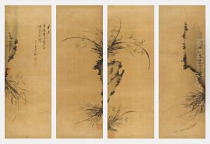 Orchids and Rocks by Heungseon Daewongun
