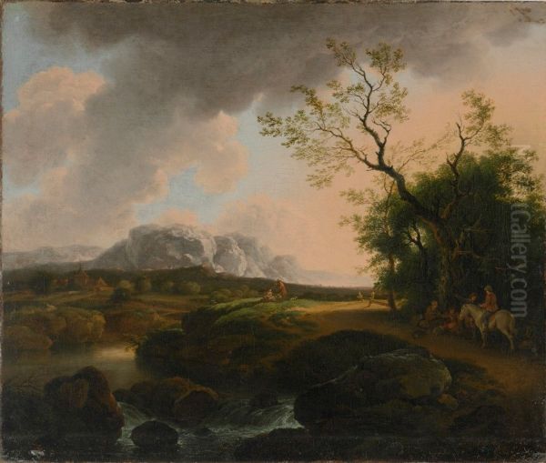 Landscape with Travelers - view 1
